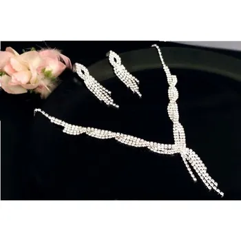 Náhrdelník Komplet šperků Adria se zirkony KZ02