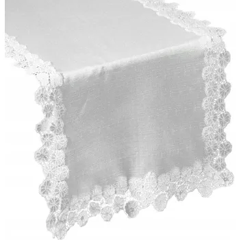 ubrus Stříbrný běhoun na stůl 140 x 40 cm