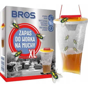 Přípravek proti hmyzu Náhradní Sáček do Lapače Bros XL s Návnadou na Mouchy, Vosy, Mušky a Létající Hmyz