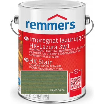 Lak na dřevo Remmers Impregnace HK-Lasur 3v1 20l ZELEŇ SOLNÁ (Solná Zelená)