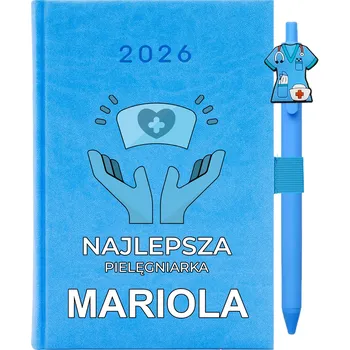 Kalendář Knižkový kalendář 2026 A5 FunnyCase modrý