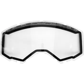 Helma na motorku FLY RACING plexi dvojité FOCUS čiré