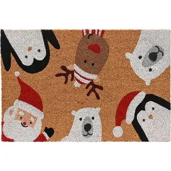 Rohožka Vánoční kokosová rohožka před dveře 40x60cm 1 Ks