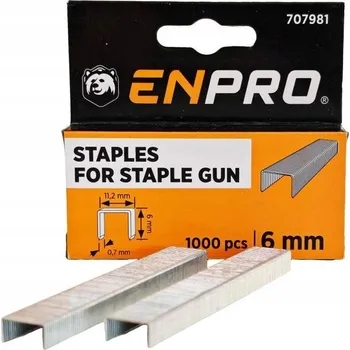 Průmyslová sponka Spony box, 6 mm, 1000 ks, ENPRO