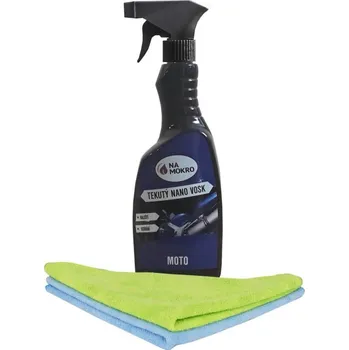 Autovosk Tekutý nano vosk moto 500 ml+2x utěrka
