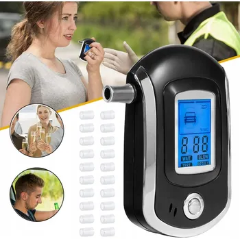 IP kamera PROFESIONÁLNÍ DIGITÁLNÍ MIERNIK ALKOHOLU V DECHU LCD, ČERNÝ