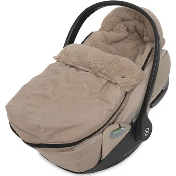 Zavinovačka Jollein Fusak do autosedačky Embossed Milky Coffee