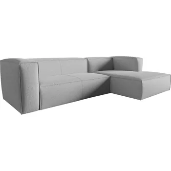 Pohovka Cosmopolitan Design Šedá rohová pohovka Mackay 282 cm, pravá