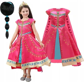 Karnevalový kostým ŠATY KOSTÝM JASMÍNA ARABSKÁ DUBAJSKÁ PRINCEZNA 146 152 CM