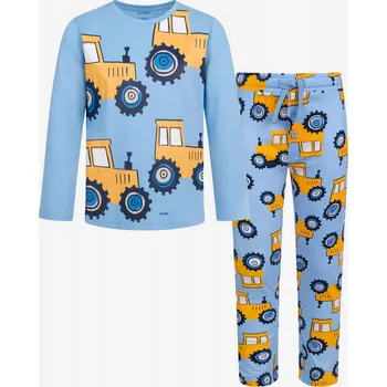 Chlapecké oblečení Chlapecké zimní pyžamo modré 122 Traktory Endo