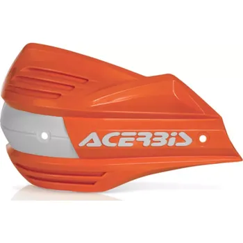 Chránič ruky pro motocykl ACERBIS náhradní plast k chráničům páček X-FACTOR oranžová/bílá