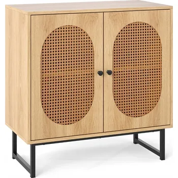 Komoda Komoda Costway 40 x 80 x 81,5 cm, odstíny hnědé