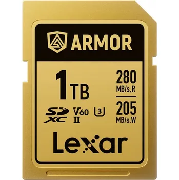 Paměťová karta Zesílená paměťová karta Lexar SDXC ARMOR Gold 1 TB (R280/W205)