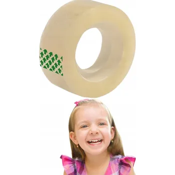 Lepicí páska Polská kancelářská lepicí páska 20 m / 18 mm, 8 kusů