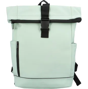 Městský batoh Trendy studentský roll-top batoh Nathal ,mint zelená