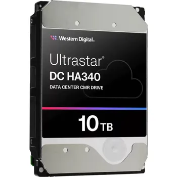 Interní pevný disk WD Ultrastar DC HA340 10TB Pevný disk, interní, 10TB, SATA III, 3,5", 7200rpm, 512MB 0B47062