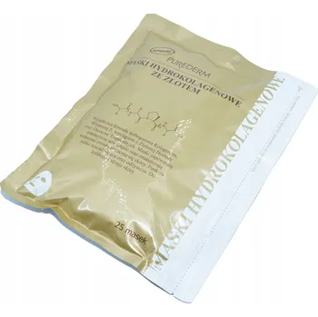 Pleťová maska Purederm Hydrokolagenové masky se zlatem v plátcích na obličej 25 Ks.