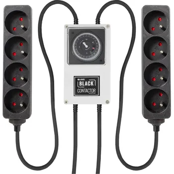 Spínací hodiny LUMii BLACK Contactor Timers - mechanické spínací hodiny (8 x 600W, 16A)