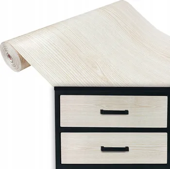 Tapeta Samolepicí Fólie na nábytek imitující dřevo BÍLÝ JASAN 67x50 DIY