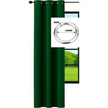 Obraz Závěs polozatemňovací s kroužky 145 cm x 240 cm