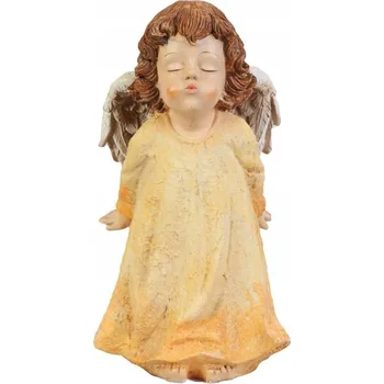 Obraz Anděl ANDÍLEK figurka stojící 21 cm na HROB 12 x 21 cm náboženství
