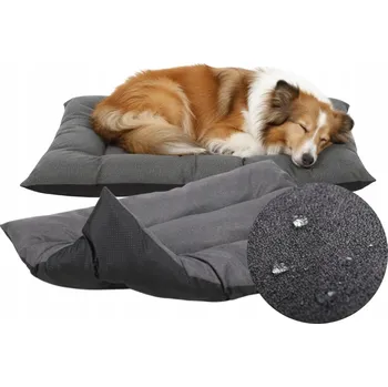 Pelíšek pro psa PELÍŠEK PRO PSA MĚKKÉ POTAH VODĚODOLNÉ PROTISKLUZOVÉ KOTEC 60x90 cm