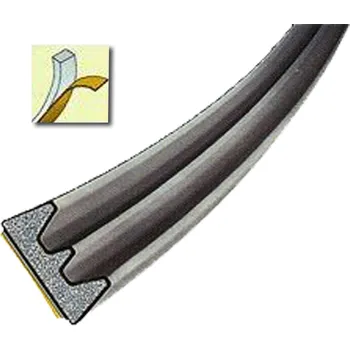 Těsnění do okna a dveří Těsnění profil E | bílé, 1bal/150 m, rozměr 9x4 mm