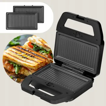 Toustovač Sendvičovač Zeegma ZE-ROTEE CHEF MULTI SILVER stříbrný/šedý 800 W