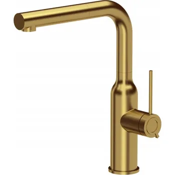 Vodovodní baterie Kuchyňská baterie stojánková Quadron Angelina Q Line stříbrná