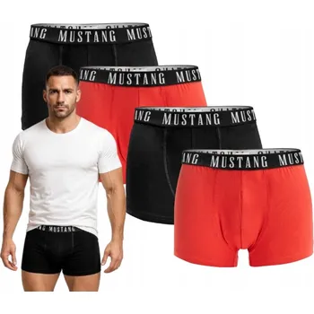Boxerky MUSTANG pánské boxerky bavlna 4 ks (balení) vel. L