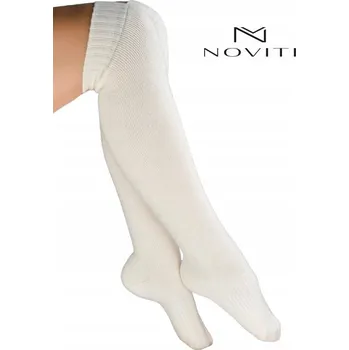 Dámské ponožky STYLOVÉ DÁMSKÉ TEPLÉ PODKOLENKY ecru 36-41