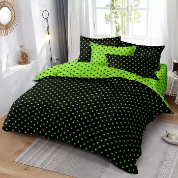 Povlečení Luxusní oboustranné povlečení DUO 140 x 200, 70 x 90 cm knoflíkové zapínání