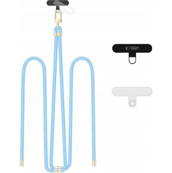 Pouzdro na mobilní telefon Šňůrka na telefon plast modrá