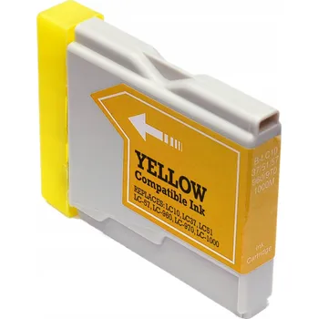 Žlutá (yellow) inkoustová kazeta White Box pro tiskárny Brother