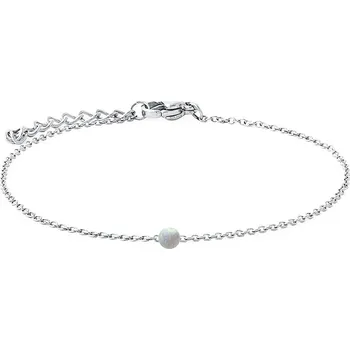 Náhrdelník NUBIS® Ocelový náramek s opálem - kulička 5 mm - NBP74-OP17