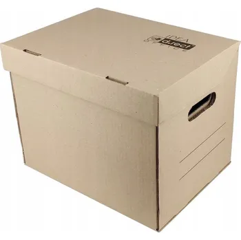 Archivační box Archivační krabice D.rect s víkem šedá