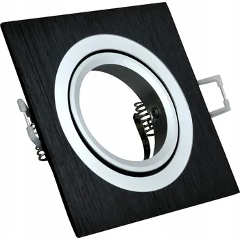 Stropní zapuštěné svítidlo Polux 6 W GU10 9,2 cm černé