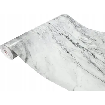 Tapeta Dekorativní Fólie Samolepicí dýha ŠEDÝ MRAMOR na nábytek, pracovní desku, parapet