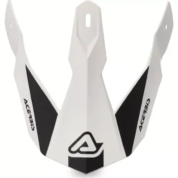 Helma na motorku ACERBIS náhradní kšilt k přilbě Linear bílá/světlá modrá