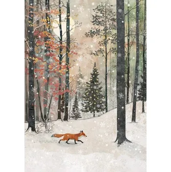 Přání KC010 BUG ART - vánoční