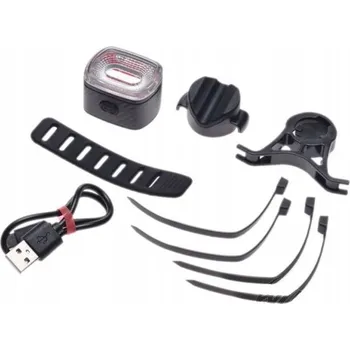 Cyklosvítilna ZADNÍ SVĚTLO NA KOLO LED POD SEDLO NABÍJENÉ PŘES USB