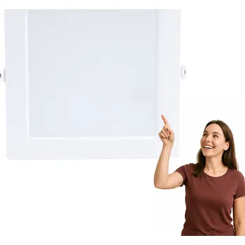 Stropní Svítidlo Rabalux 22 bílá čtvercová