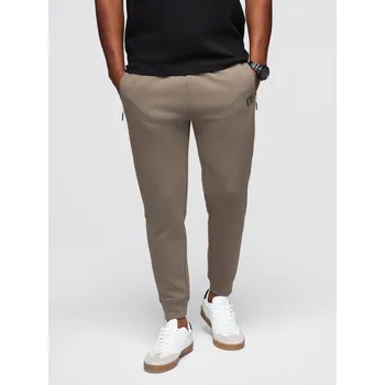 Pánské tepláky Ombre s žebrovanými kalhotami Ombre černá | bílá | kaki 3451174