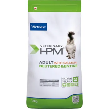 Krmivo pro kočku 2x12kg Virbac Veterinary HPM Adult Salmon Neutered & Entire Cat