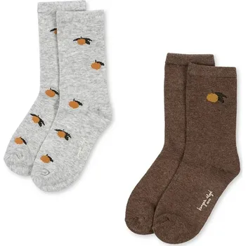 Pánské ponožky Dětské ponožky Konges Sløjd 2 PACK LEMON SOCKS 2-pack KS104177.PreSpring šedá 09X, vel. 25/28