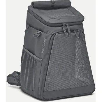 Taška pro psa a kočku Cestovní batoh pro psy MiaCara Zaino antracitový