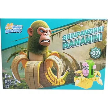 ostatní stavebnice Stavebnice Brain Rot , Shinpanzinni, Bananini, nové Stavebnice