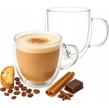 Sklenice Sklenice na kávu na kávu a čaj Premium 350 ml 2 ks