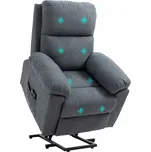 Houpací křeslo Homcom šedé