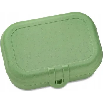 Svačinový box Box na svačinu, svačinový box na zacvaknutí na ovoce, zelený Pascal S Organic Koziol